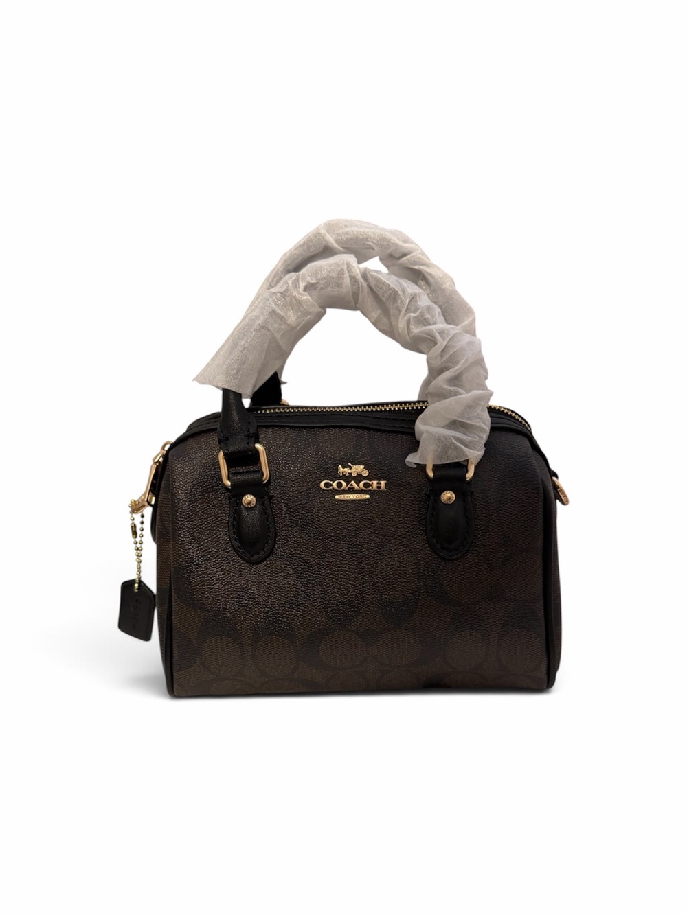 Coach Mini Rowan Bag in Brown/Black
